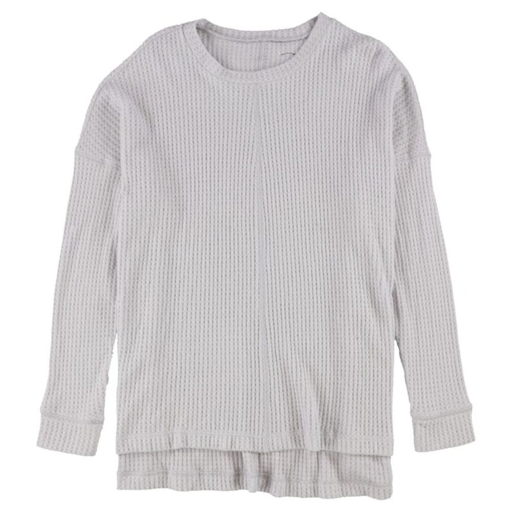 American Eagle Womens Waffle Knit Pullover Sweater, Purple, S, DM
